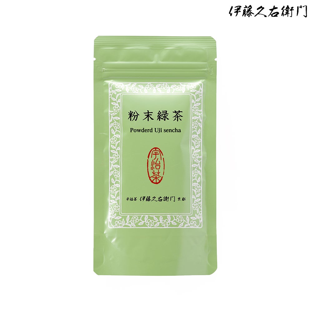粉末緑茶 40g袋入 § 食べるお茶 カテキンまるごと摂取 040819 | 伊藤久