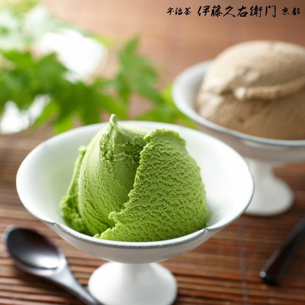 冷凍】宇治二色アイスクリーム 抹茶・ほうじ茶 12個入【送料込み】【他
