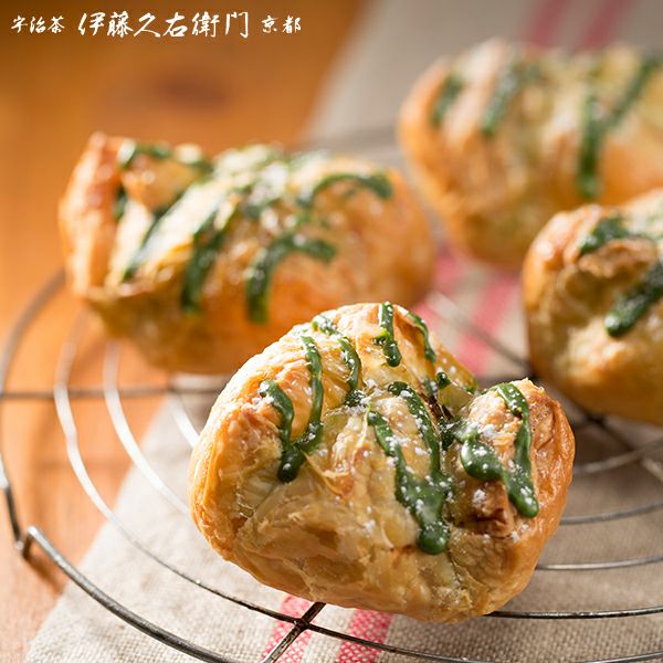 宇治抹茶マロンパイ 6個入【宇治菓子工房】 § 渋皮栗をまるごと一粒 栗