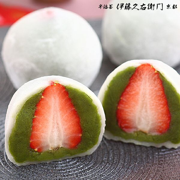 いちご抹茶だいふく 6個入 § 【季節限定】【数量限定】 フルーツ 大福