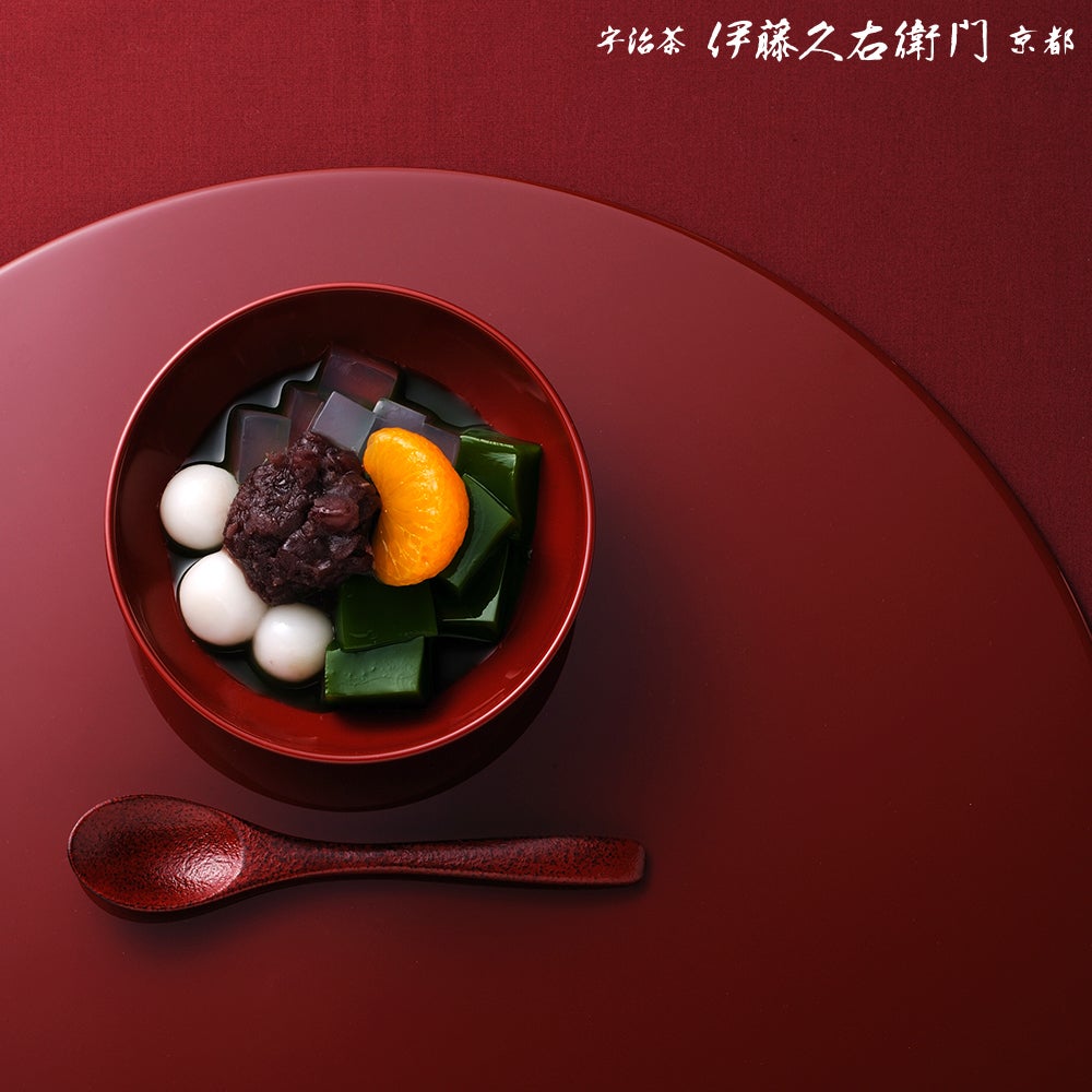 冷凍】宇治抹茶あんみつ 4個入【翌日お届け可】【送料込み】【他商品と