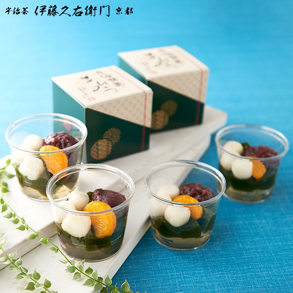 冷凍】宇治抹茶あんみつ 6個入|伊藤久右衛門 公式オンラインショップの