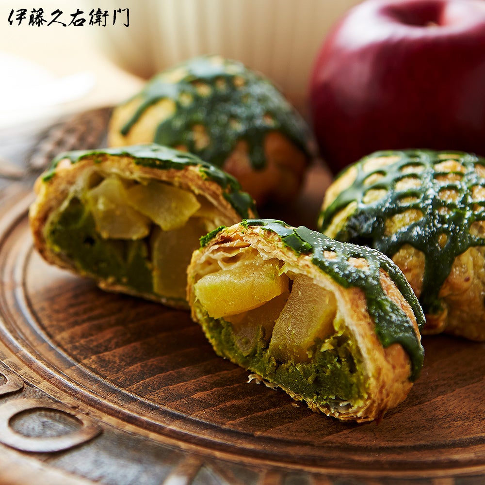 宇治抹茶アップルパイ 6個入【宇治菓子工房】 § りんご 紅玉 抹茶