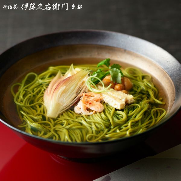 N-2】宇治抹茶そば2人前×3袋・にしん3本セット【送料込み】 § 蕎麦