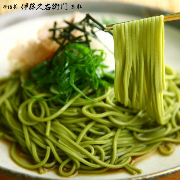 N-3】宇治抹茶そば2人前×3袋・めんつゆ6袋・にしん3本セット【送料込み