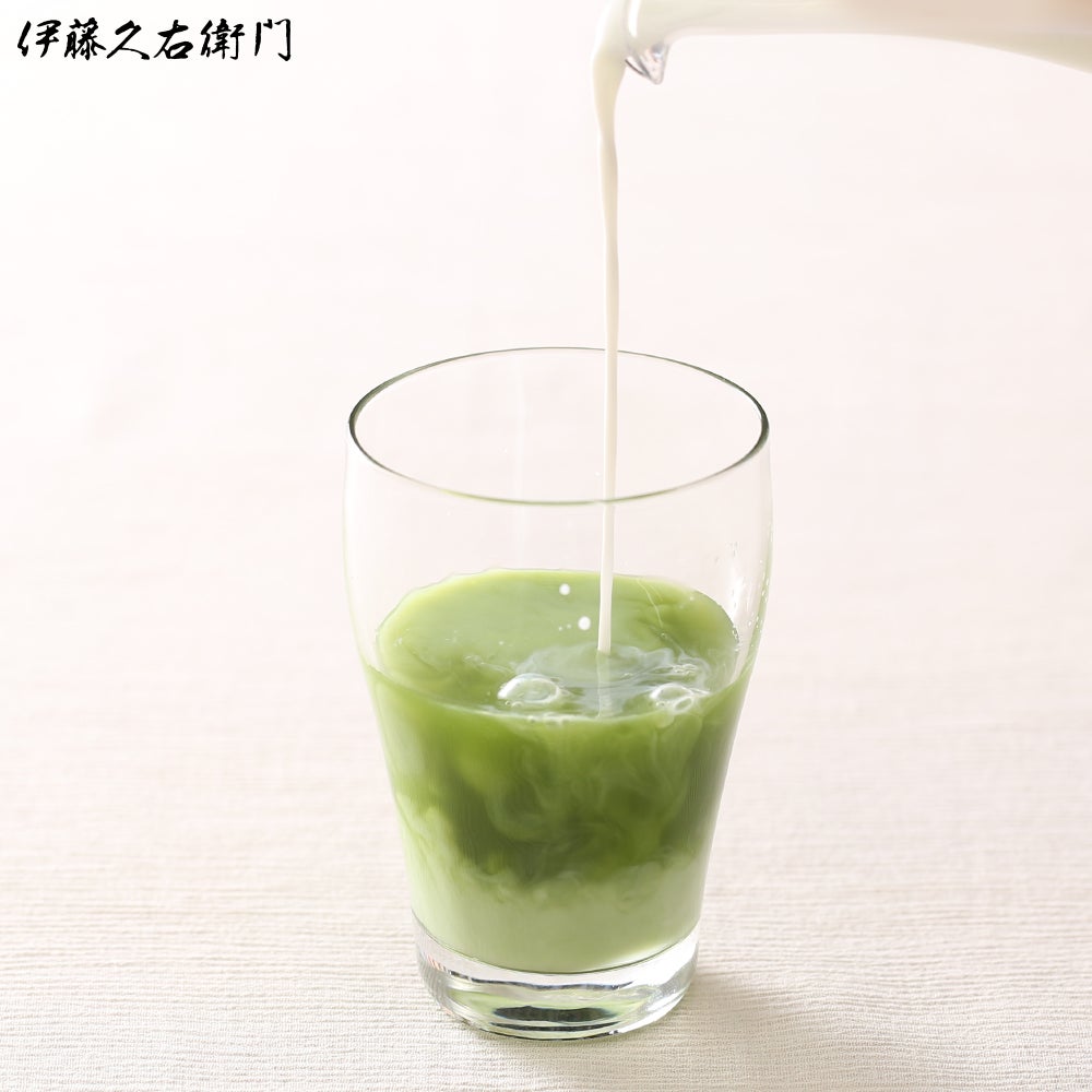 宇治抹茶濃いグリーンティー 80g袋（加糖）【翌日お届け可】 § 粉末茶