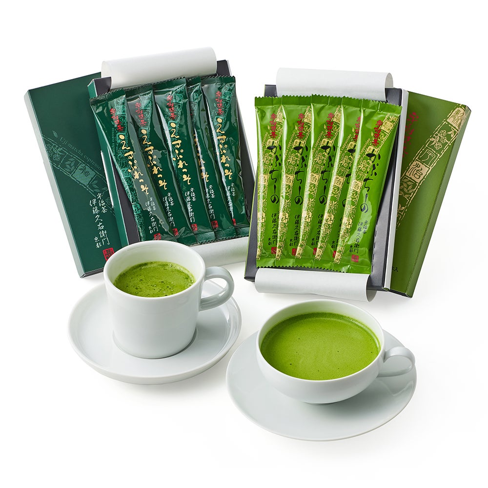 送料込み】宇治抹茶えすぷれっそ5本入と宇治抹茶かぷちーの5本入セット