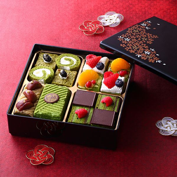 ご好評につき完売しました】【冷凍】宇治抹茶スイーツおせち2026【50個