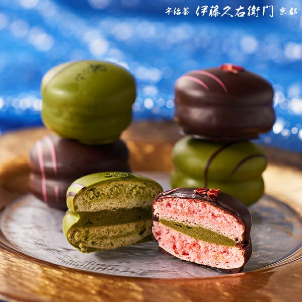 ショコラマカロン（抹茶・いちご抹茶）8個入（2個×4箱）≪2026