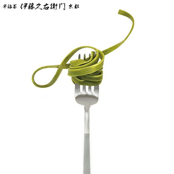 宇治抹茶フェットチーネ 180g 2人前 § 抹茶をパスタで味わう 京都 宇治 抹茶 パスタ デュラム小麦 090809 | 伊藤久右衛門 ...