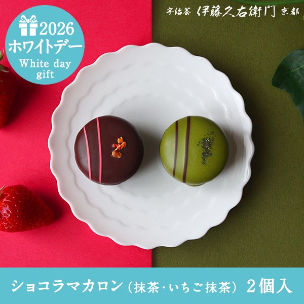 ショコラマカロン（抹茶・いちご抹茶）2個入≪2026ホワイトデーギフト