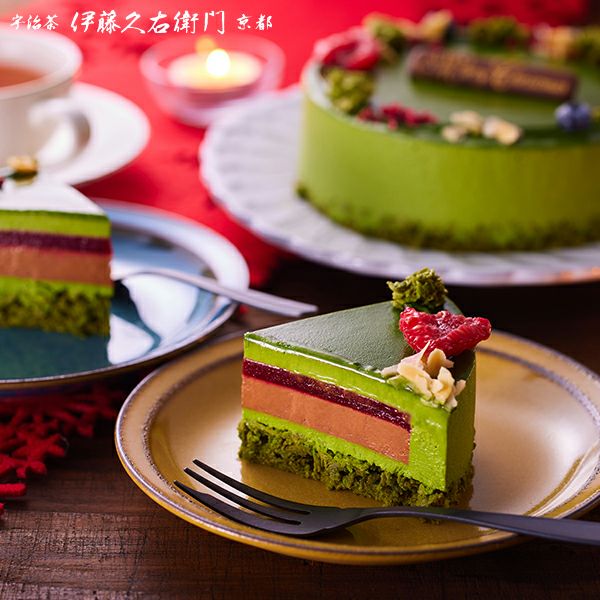 完売】【冷凍】宇治抹茶ノエル ドゥーブル ショコラ【送料込み】【他