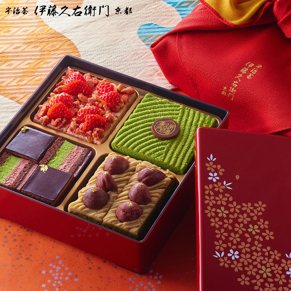 冷凍】宇治抹茶スイーツ重 茶菓ノ四季【数量限定】【送料込み】【他