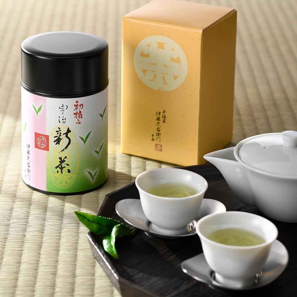 宇治新茶 初摘み 85g缶入 S-A